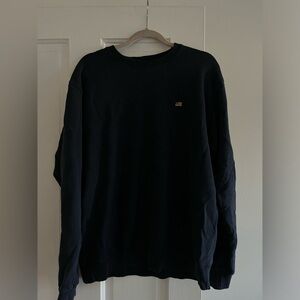 Brandy Melville navy blue American flag crew neck